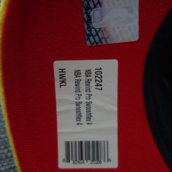 Nike NBA Atlanta Hawks Rewind Pro Swooshflex 4 2002 Baseball Cap - Picture 9 of 16